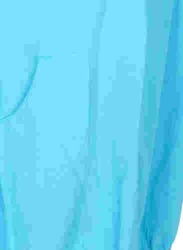Katoenen jurk met korte mouwen, River Blue, Packshot image number 3