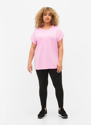 Trainings T-shirt met korte mouwen, Pastel Lavender, Model image number 2