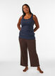 Top met kant, Blauw, Model image number 1