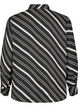 Gestreepte shirt met lange mouwen, Black Stripe, Packshot image number 1