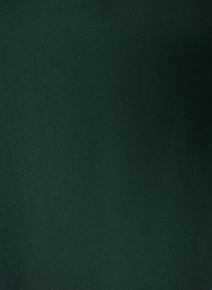 Viscose blouse met V-hals en afgeronde zoom, Groen, Packshot image number 2