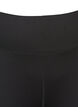 Gecropte basic workout leggings, Zwart, Packshot image number 3