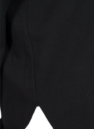 Sweatshirt met capuchon en split, Black, Packshot image number 3