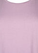 T-shirt met korte mouwen van katoenmix, Paars, Packshot image number 2