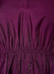 Glanzende viscose blouse met peplumeffect, Paars, Packshot image number 2