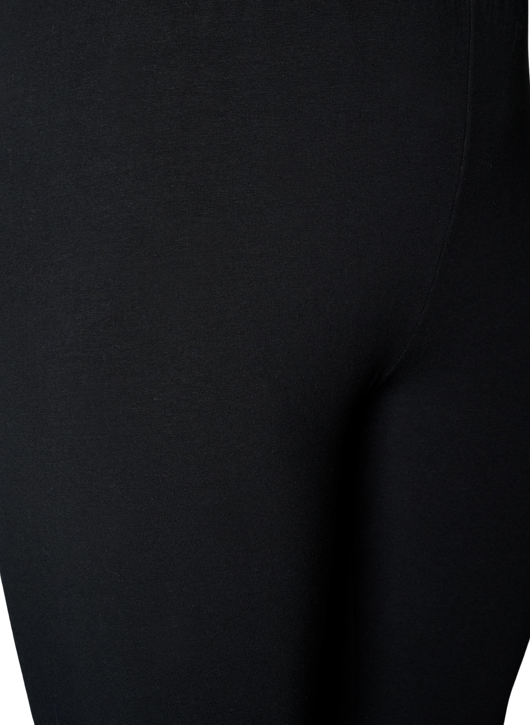 ZizziFlared jerseybroek, Zwart, Packshot image number 2