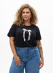T-shirt met print, Zwart, Model image number 0
