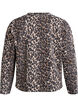 Gewassen sweatshirt met luipaardprint, Bruin, Packshot image number 1