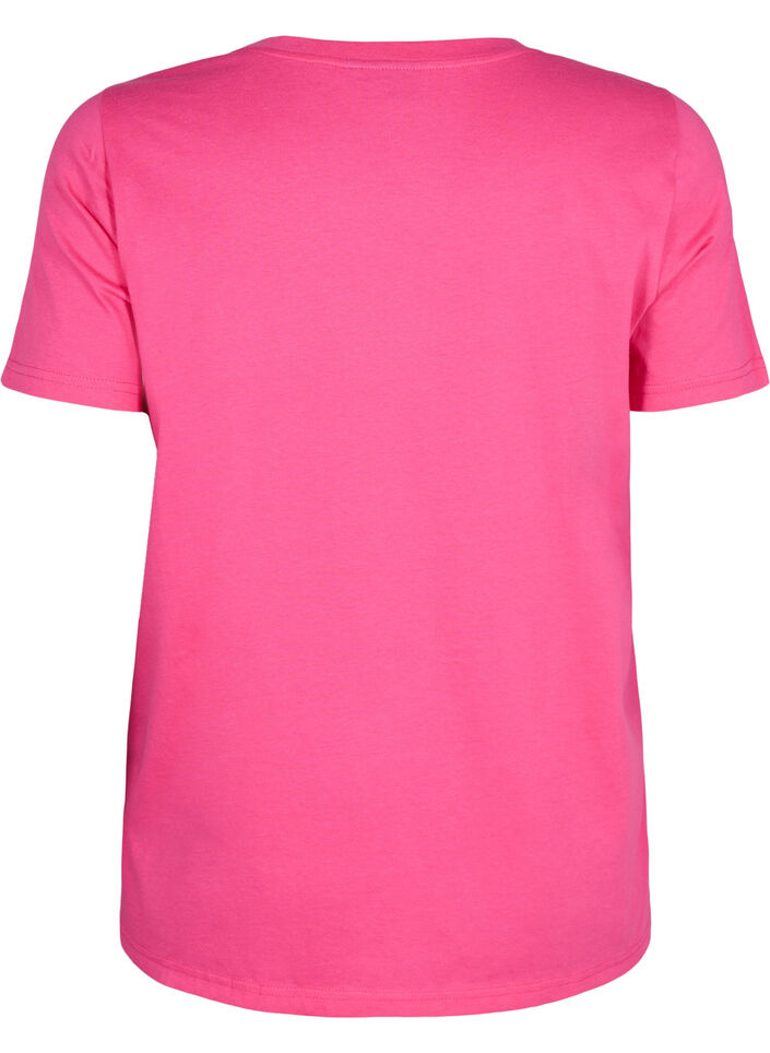 Katoenen T-shirt met goudkleurige tekst, R.Sorbet w.Gold Love, Packshot image number 1