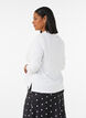 Basic T-shirt met lange mouwen, Wit, Model image number 2