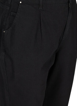 Slouchy-fit jeans van katoen, Black , Packshot image number 2