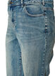 Kiana straight-fit jeans met een licht versleten look, Blauw, Packshot image number 2