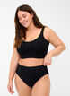 3-pack katoenen slip met normale taille, Zwart, Model image number 0