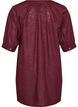 Katoenen tuniek met V-hals, Rood, Packshot image number 1
