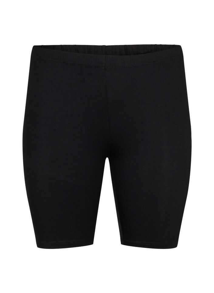 2-pack viscose fietsbroek, Zwart, Packshot image number 3
