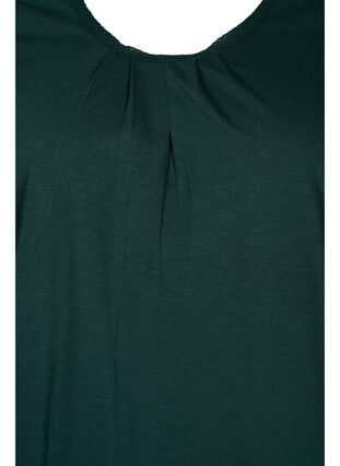 Katoenen blouse met 3/4 mouwen, Scarab, Packshot image number 2