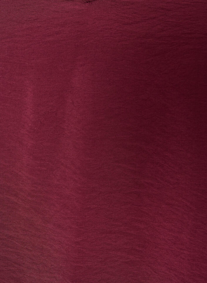 Blouse met balloneffect en chiffondetails, Rood, Packshot image number 2