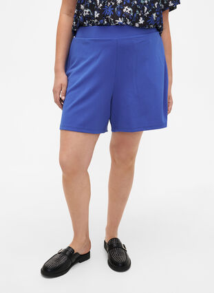 FLASH - Korte broek met losse pasvorm en zakken, Dazzling Blue, Model image number 2