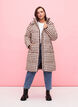 Geruite puffer winterjas, Black w. Nomad Check, Model image number 3