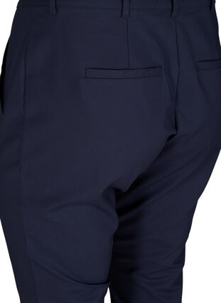 Klassieke broek met hoge taille en enkellengte, Night Sky, Packshot image number 3