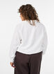 Shirt met borstzak en ballonvorm, Wit, Model image number 2