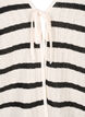 Gestreept vest met strikkoord, Sand Black Stripe, Packshot image number 2