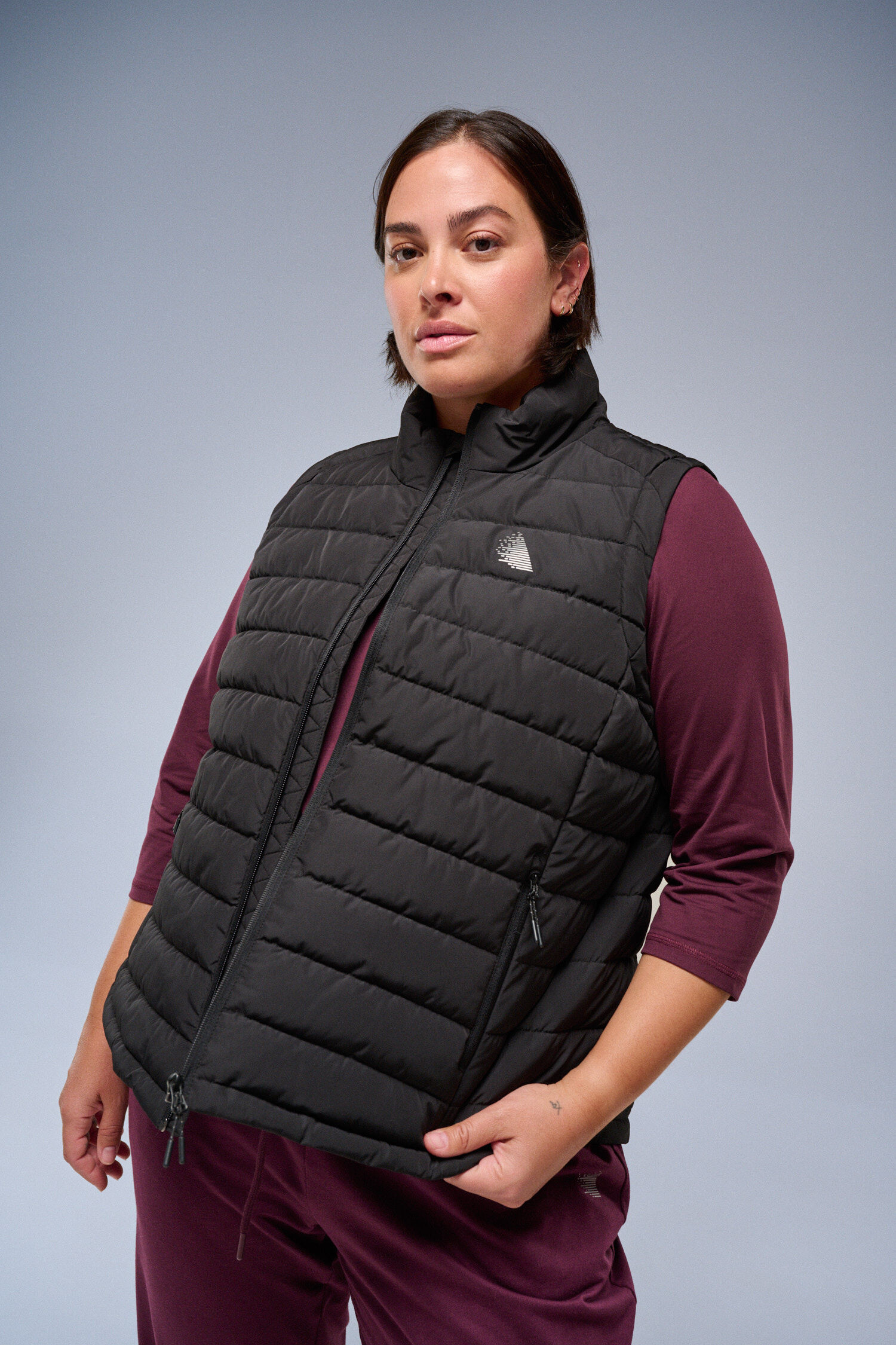 Zizzi Zwart vest, , Model
