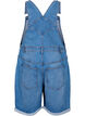 Denim overalls korte broek, Blauw, Packshot image number 1