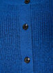 Geribde cardigan met knopen, Blauw, Packshot image number 2