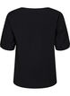 Top met ballonmouwen, Black, Packshot image number 1