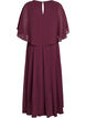 Maxi-jurk met korte mouwen en a-vorm, Rood, Packshot image number 1