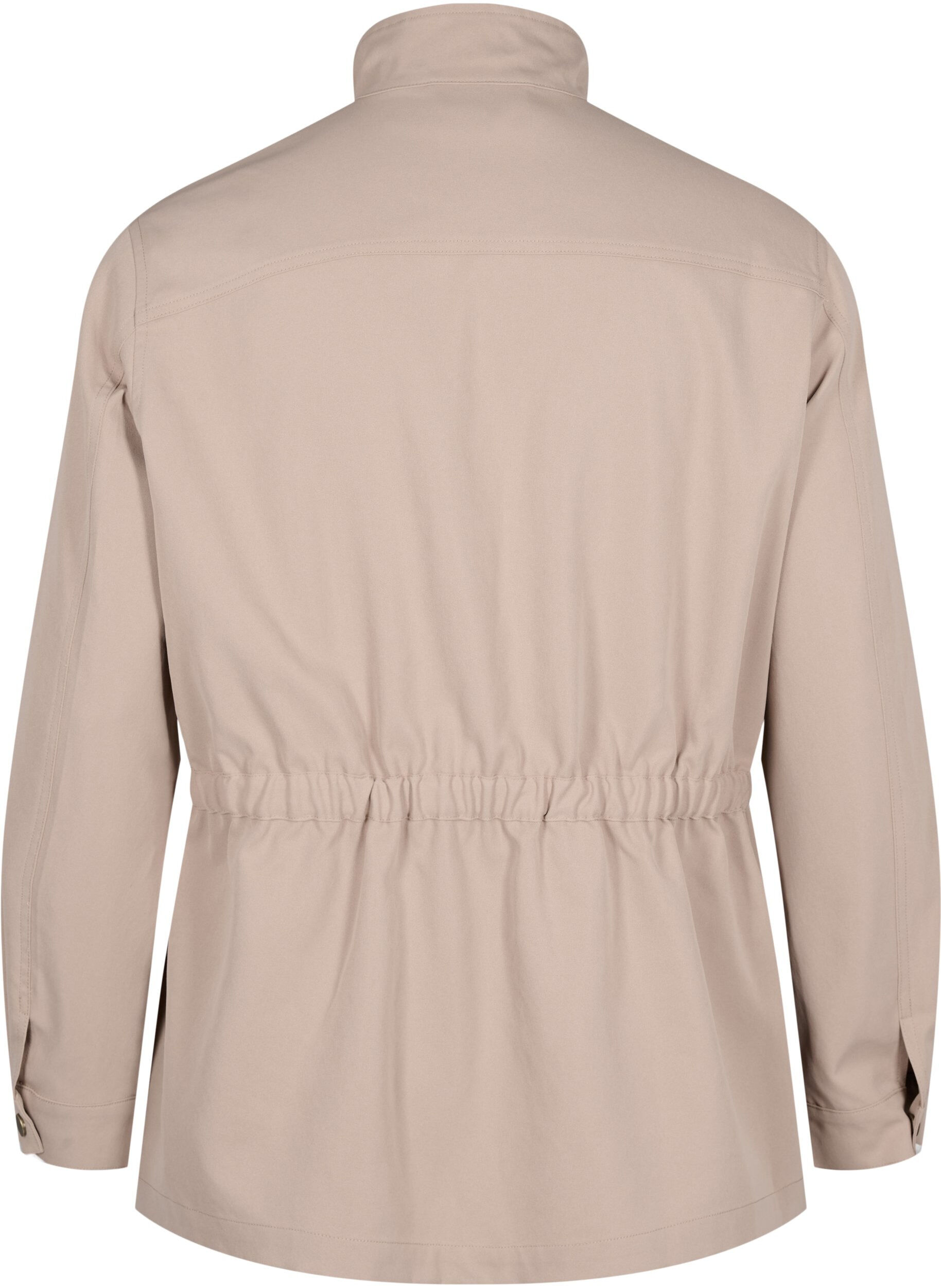 Zizzi Legerjas met trekkoord in de taille, Lark, Packshot image number 1