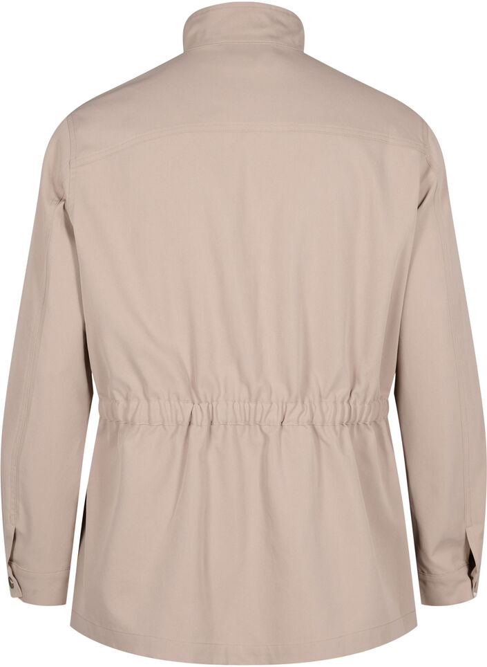 Legerjas met trekkoord in de taille, Lark, Packshot image number 1