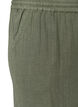 Los katoenen mousseline shorts met een hoge taille, Groen, Packshot image number 2