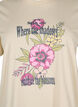 Katoenen T-shirt met print, Beige, Packshot image number 2