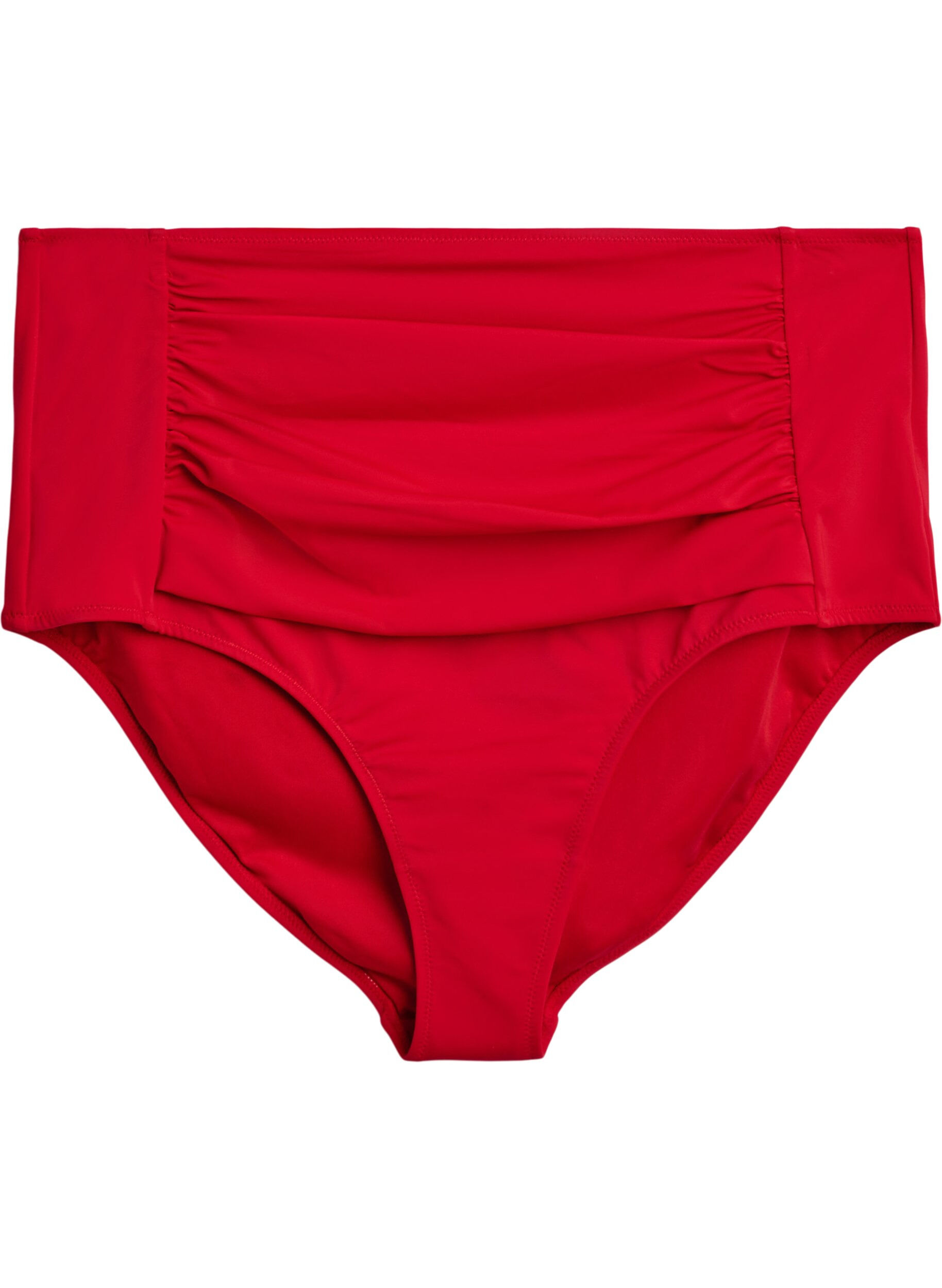 Zizzi Bikinibroekjes met hoge taille, Rood, Packshot image number 0