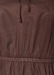 Katoenen blouse met strik en elastische taille, Bruin, Packshot image number 2