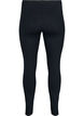 Basisleggings met extra lengte, Zwart, Packshot image number 1