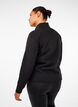 Sportieve fleece jack met zakken, Zwart, Model image number 2