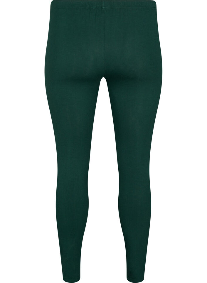 Basic legging in viscose, Groen, Packshot image number 1