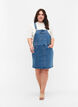 Denim overall jurk, Blauw, Model image number 1
