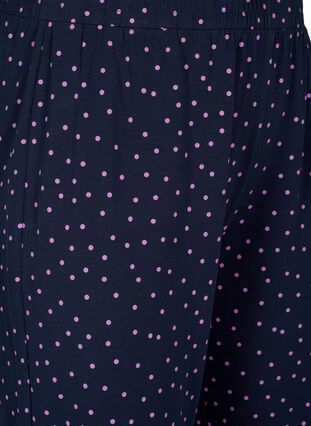Katoenen pyjamabroek met print, Night Sky Dot, Packshot image number 2