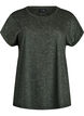 Los workout T-shirt met korte mouwen, Groen, Packshot image number 0
