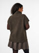 Gebreide vest met col, Bruin, Model image number 2
