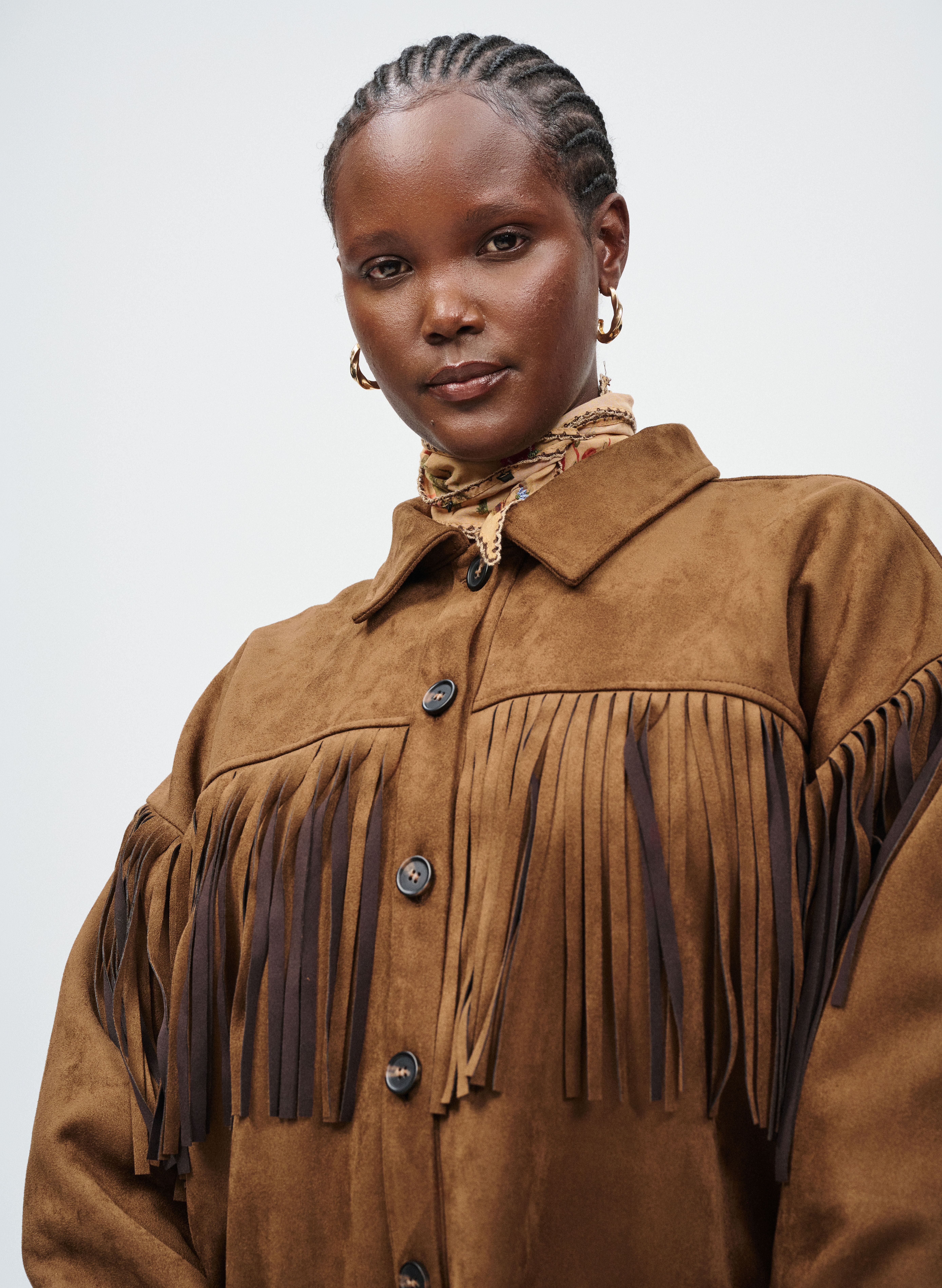 Zizzi Set in imitatiesu&egrave;deleer, , Model