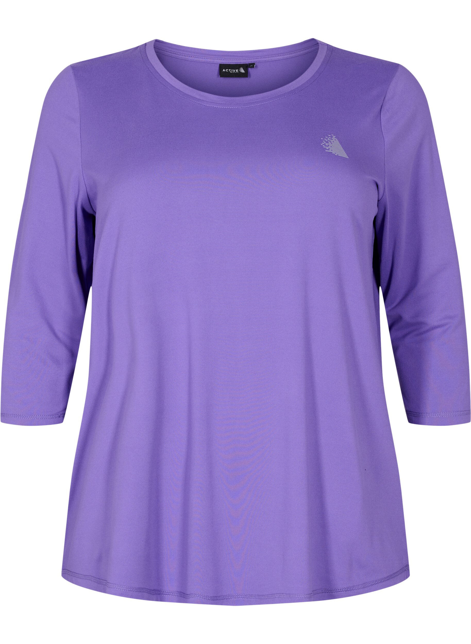 ZizziSporttop met 3/4 mouwen, Paars, Packshot image number 0