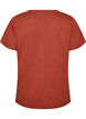 T-shirt met knoopdetail, Bruin, Packshot image number 1
