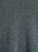 Gebreide blouse met V-hals en raglanmouwen, Groen, Packshot image number 2