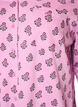 Katoenen pyjamashirt met borstzak, Roze, Packshot image number 2