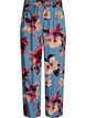Losse viscose broek met print, Blauw, Packshot image number 0